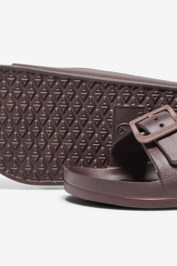 ONLY - Anatomical Insole Slides - Dark Brown Matte