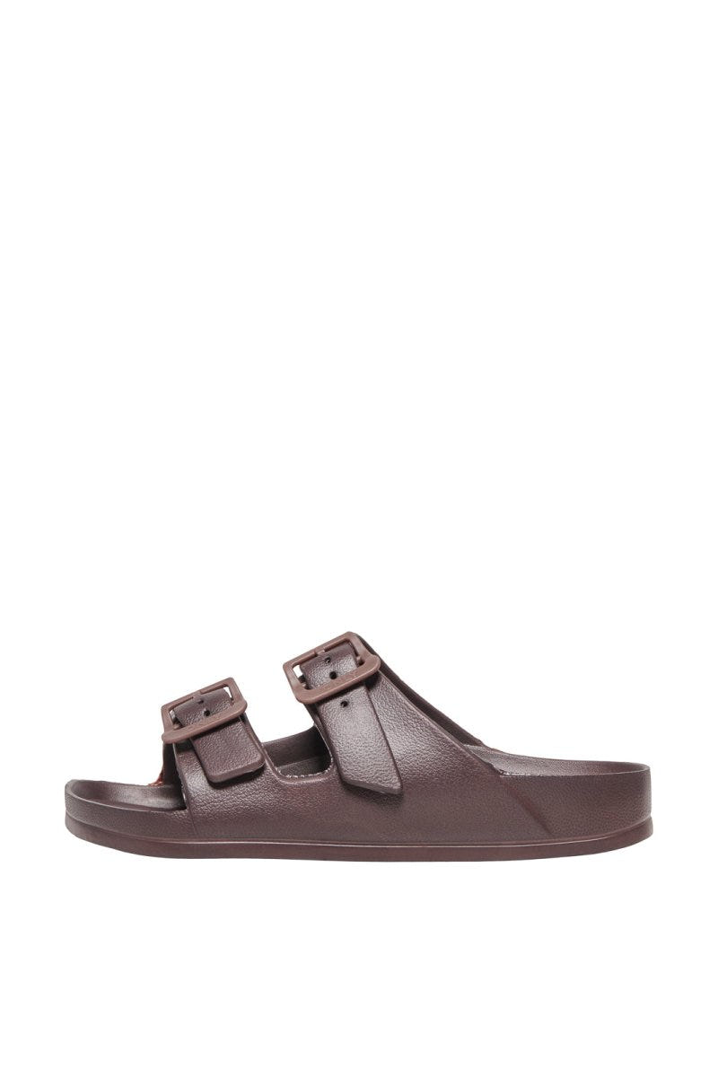 ONLY - Anatomical Insole Slides - Dark Brown Matte