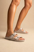 ONLY - Anatomical Insole Slides - Light Grey Matte