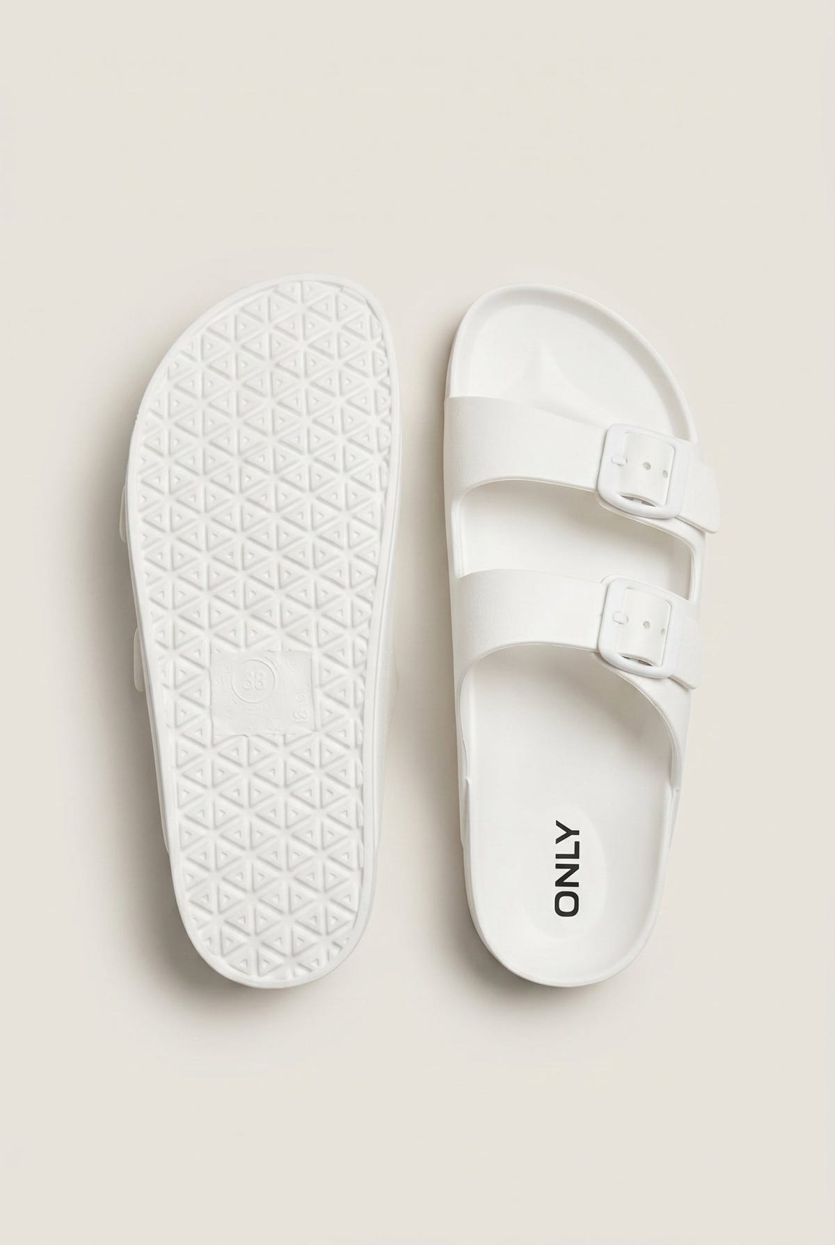 ONLY - Anatomical Insole Slides - White Matte