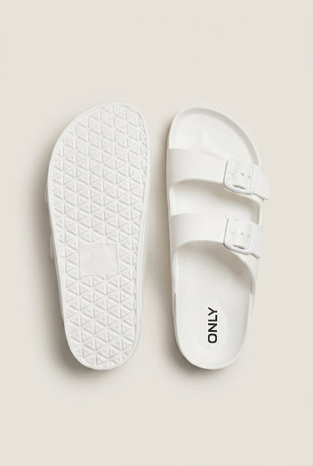 ONLY - Anatomical Insole Slides - White Matte