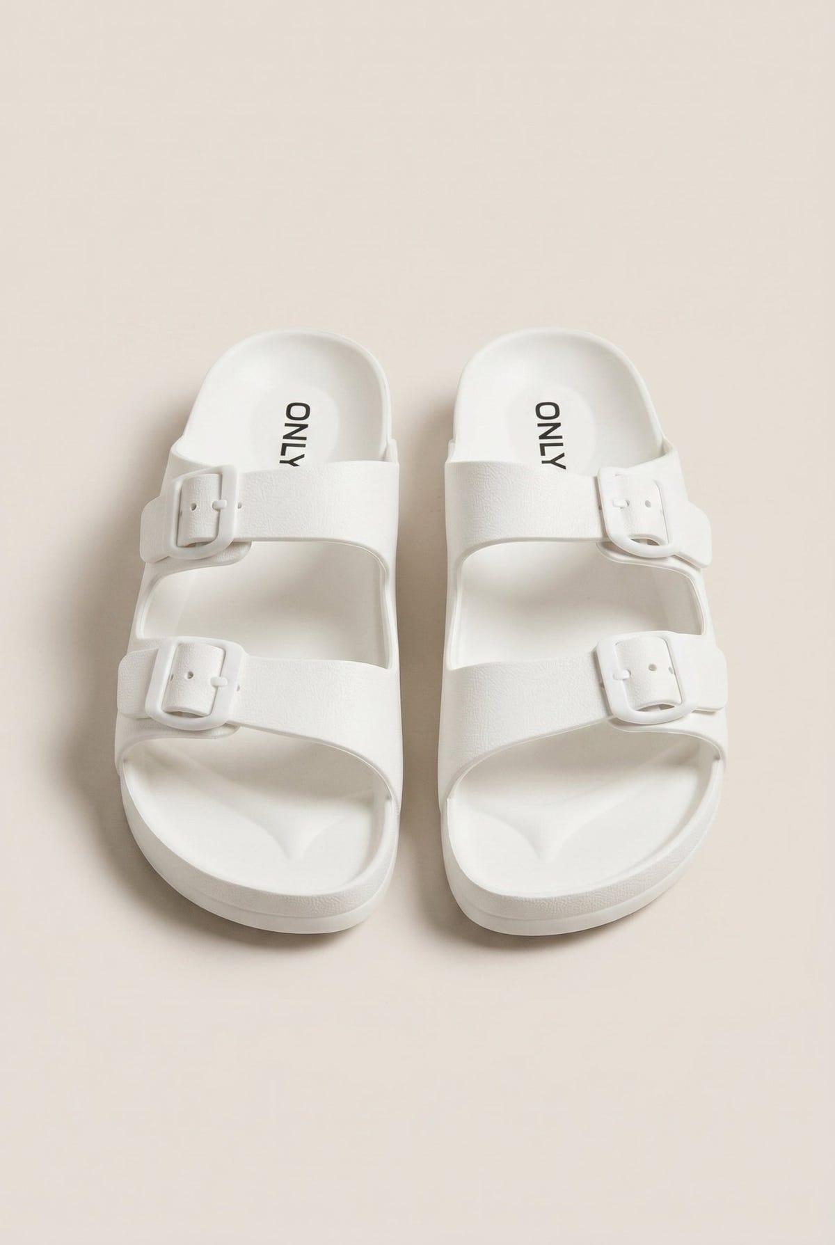 ONLY - Anatomical Insole Slides - White Matte