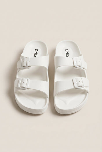 ONLY - Anatomical Insole Slides - White Matte