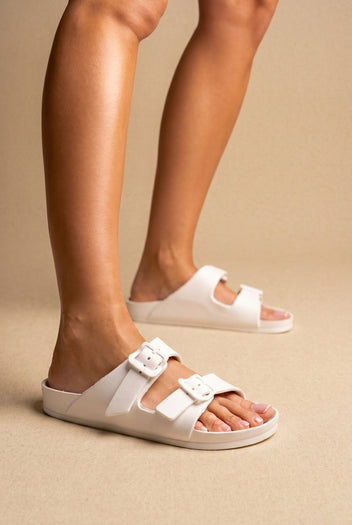 ONLY - Anatomical Insole Slides - White Matte