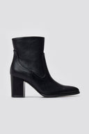Ankle Boots Block Heel - Black Matte - thefashionproject.gr - Sixth Sens