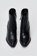 Ankle Boots Block Heel - Black Matte - thefashionproject.gr - Sixth Sens