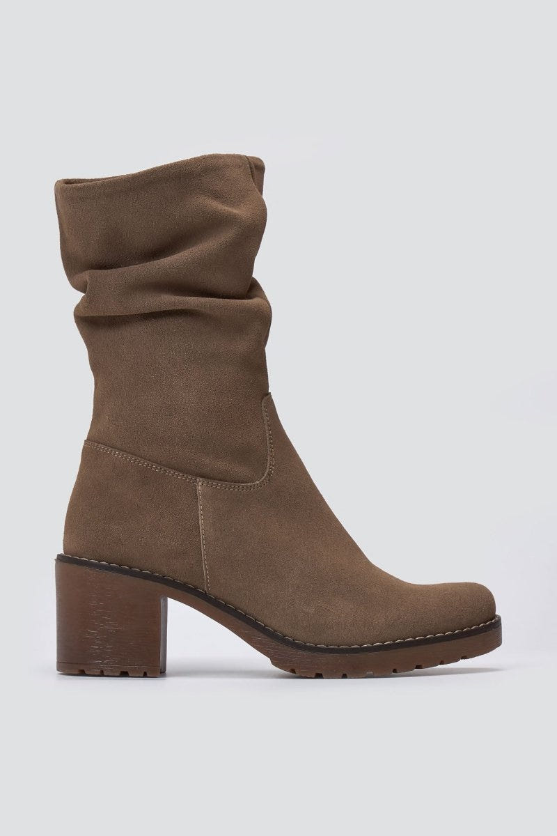 Ankle Boots Slouch RAGAZZA 0575 - Sand Suede - thefashionproject.gr - RAGAZZA