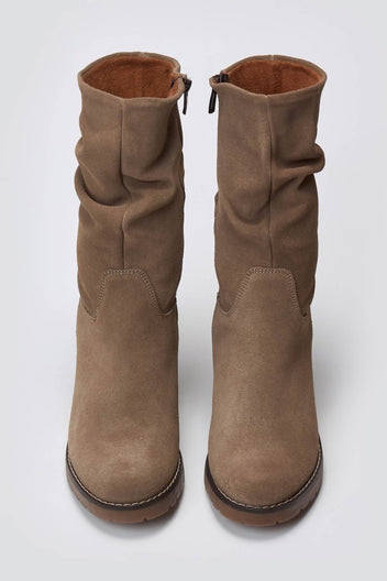 Ankle Boots Slouch RAGAZZA 0575 - Sand Suede - thefashionproject.gr - RAGAZZA