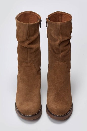 Ankle Boots Slouch RAGAZZA 0575 - Taupe Suede - thefashionproject.gr - RAGAZZA