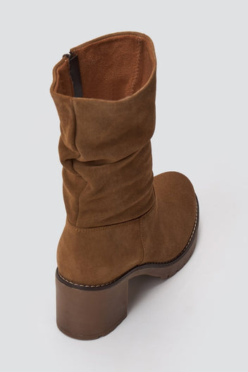 Ankle Boots Slouch RAGAZZA 0575 - Taupe Suede - thefashionproject.gr - RAGAZZA