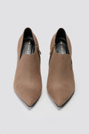 Ankle Boots TFP - Taupe Suede - thefashionproject.gr - TFP