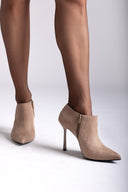 Ankle Boots TFP - Taupe Suede - thefashionproject.gr - TFP