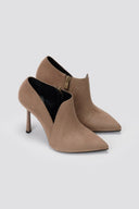 Ankle Boots TFP - Taupe Suede - thefashionproject.gr - TFP