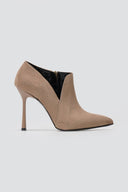 Ankle Boots TFP - Taupe Suede - thefashionproject.gr - TFP
