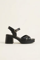 TFP - Ankle Strap Sandals - Black Matte