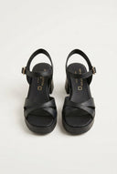 TFP - Ankle Strap Sandals - Black Matte