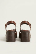 TFP - Ankle Strap Sandals - Brown Matte