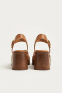 TFP - Ankle Strap Sandals - Tan Matte
