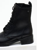 Αρβυλάκια δερμάτινα με chunky σόλα Ragazza 0266 - Μαύρο - thefashionproject.gr - RAGAZZA