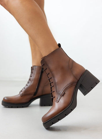 Αρβυλάκια δερμάτινα Ragazza 0652 - Ταμπά - thefashionproject.gr - RAGAZZA
