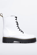 Αρβυλάκια λουστρίνι με ψηλή σόλα - Λευκό - thefashionproject.gr - The Fashion Project