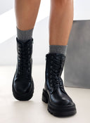 Αρβυλάκια με chunky σόλα - Μαύρο - thefashionproject.gr - The Fashion Project