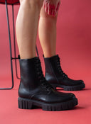 Αρβυλάκια με chunky σόλα - Μαύρο - thefashionproject.gr - The Fashion Project