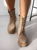 Αρβυλάκια με φερμουάρ - Τάουπε - thefashionproject.gr - PLATO