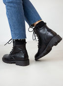 Αρβυλάκια με υφασμάτινη λεπτομέρεια Gabi Boots 1993 - Μαύρο - thefashionproject.gr - Gabi Boots 1993