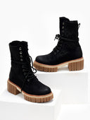 Αρβυλάκια suede με σχέδιο κάλτσα ERYNN - Μαύρο - thefashionproject.gr - ERYNN