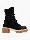 Αρβυλάκια suede με σχέδιο κάλτσα ERYNN - Μαύρο - thefashionproject.gr - ERYNN
