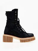 Αρβυλάκια suede με σχέδιο κάλτσα ERYNN - Μαύρο - thefashionproject.gr - ERYNN