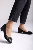 Ballet Flats Low Heel - Black Matte - thefashionproject.gr - Stephan