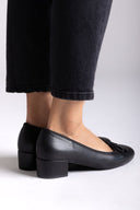 Ballet Flats Low Heel - Black Matte - thefashionproject.gr - Stephan
