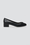 Ballet Flats Low Heel - Black Matte - thefashionproject.gr - Stephan