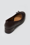 Ballet Flats Low Heel - Dark Brown Matte - thefashionproject.gr - Stephan
