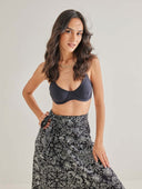 Basic bikini top με μπανέλα - Μαύρο - thefashionproject.gr - The Fashion Project
