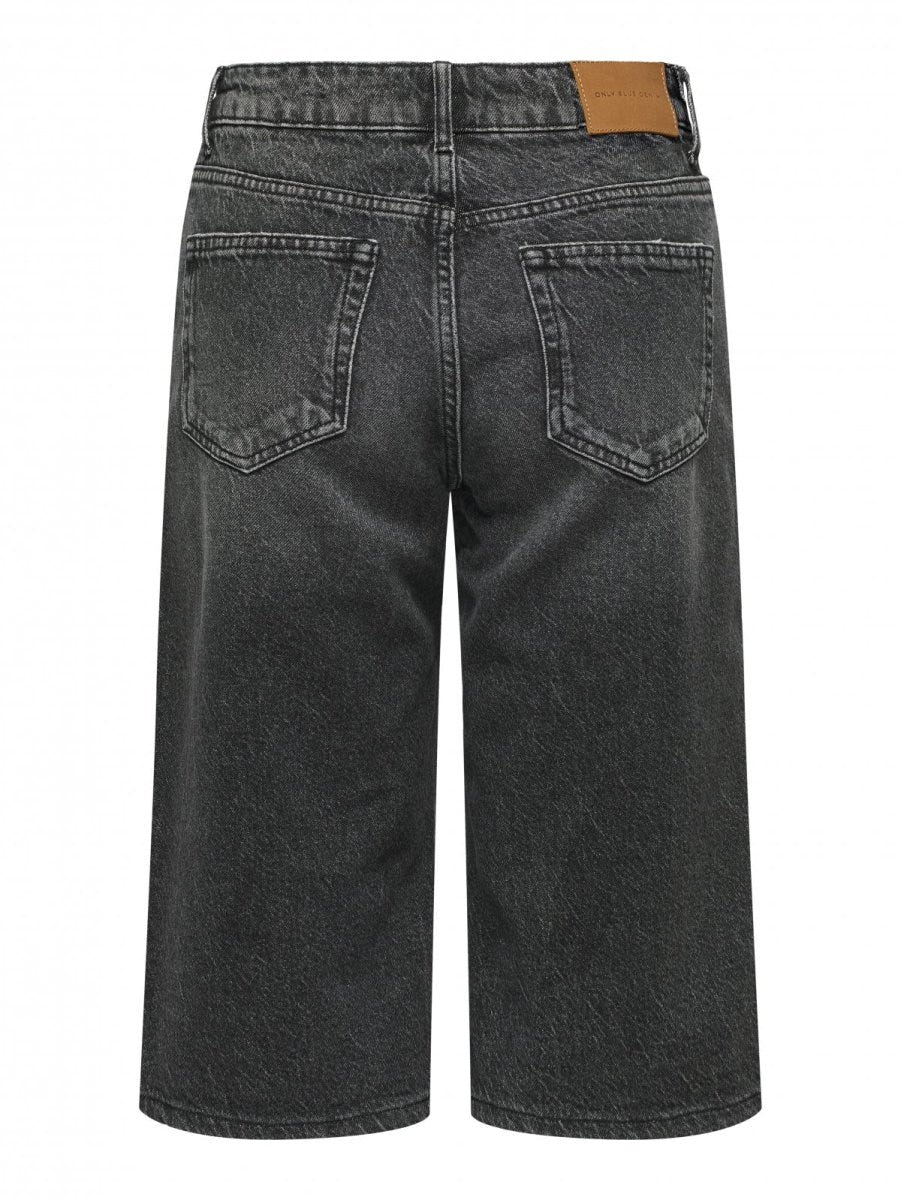 Βερμούδα μακριά ψηλόμεση Only 15344297 - Μαύρο - thefashionproject.gr - ONLY