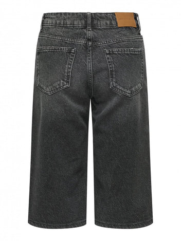 Βερμούδα μακριά ψηλόμεση Only 15344297 - Μαύρο - thefashionproject.gr - ONLY