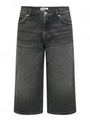 Βερμούδα μακριά ψηλόμεση Only 15344297 - Μαύρο - thefashionproject.gr - ONLY