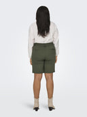 Βερμούδα plus size με κορδόνι CARMAKOMA 15293187 - Χακί - thefashionproject.gr - CARMAKOMA