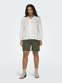 Βερμούδα plus size με κορδόνι CARMAKOMA 15293187 - Χακί - thefashionproject.gr - CARMAKOMA