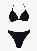 Bikini Set high leg - Μαύρο - thefashionproject.gr - The Fashion Project
