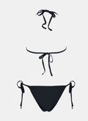 Bikini Set με διάτρητο τοπ - Μαύρο - thefashionproject.gr - Modern ocean