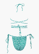 Bikini Set με ιδιαίτερο print - Πράσινο - thefashionproject.gr - Modern ocean