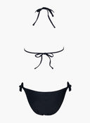 Bikini set με κόμπους - Μαύρο - thefashionproject.gr - Modern ocean
