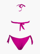 Bikini set με κρίκο στο ίδιο χρώμα - Magenta - thefashionproject.gr - Modern ocean