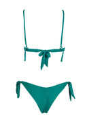 BIkini set με κρίκο στο ίδιο χρώμα - Πράσινο - thefashionproject.gr - Modern ocean