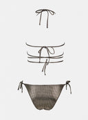 Bikini Set με μεταλλική λεπτομέρεια - Μαύρο - thefashionproject.gr - Modern ocean