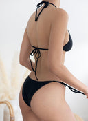 Bikini set με strass - Μαύρο - thefashionproject.gr - Modern ocean